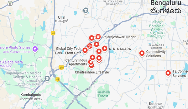 Featured Image of Rajarajeshwari Nagar Connectivity